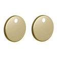 Brushed Brass Toilet Seat Cover Caps