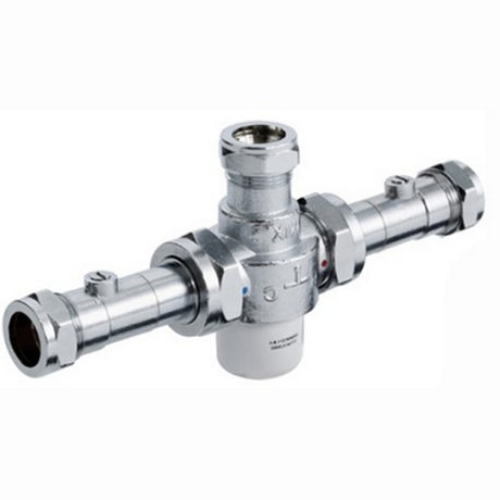 Bristan 22mm TMV3 Thermostatic Mixing Valve with Isolation
