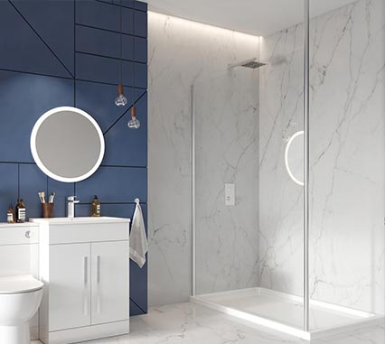 Chrome Wetroom Panels
