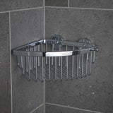 Miller Classic Corner Basket in Chrome