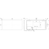 Ajax Sanctuary 1200mm x 600mm Rectangular LED Mirror