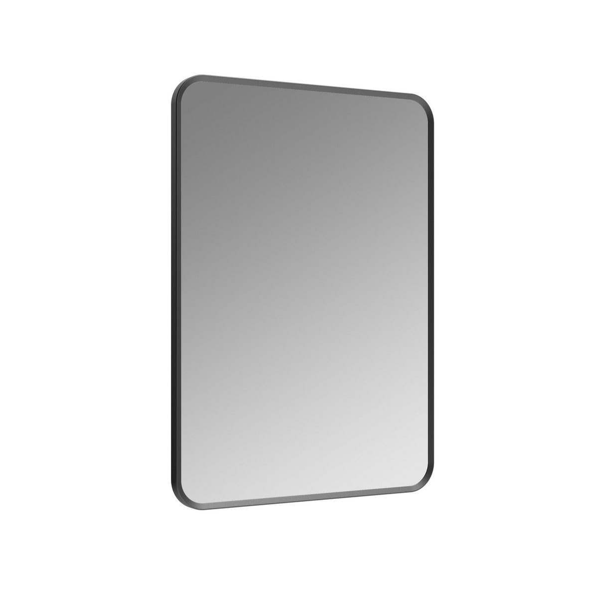 Ajax Gedney 600 x 800mm Rectangular Mirror in Matt Black