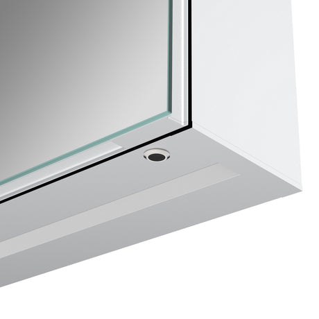 Ajax Grasby 500mm One Door LED Mirrored Bathroom Cabinet
