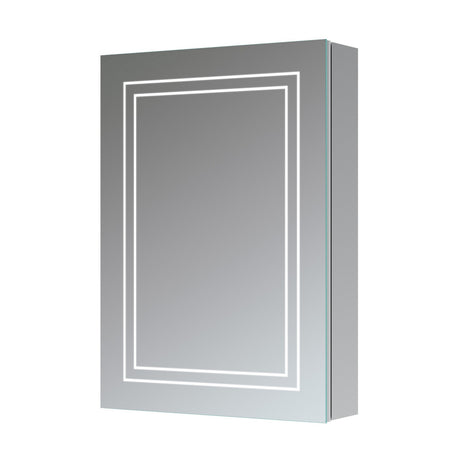 Ajax Grasby 500mm One Door LED Mirrored Bathroom Cabinet