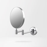 Ajax Sibsey Round Plain Cosmetic Mirror in Chrome