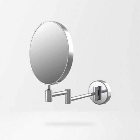 Ajax Sibsey Round Plain Cosmetic Mirror in Chrome