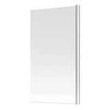 Ajax Chrome Single Straight 6mm Bath Screen