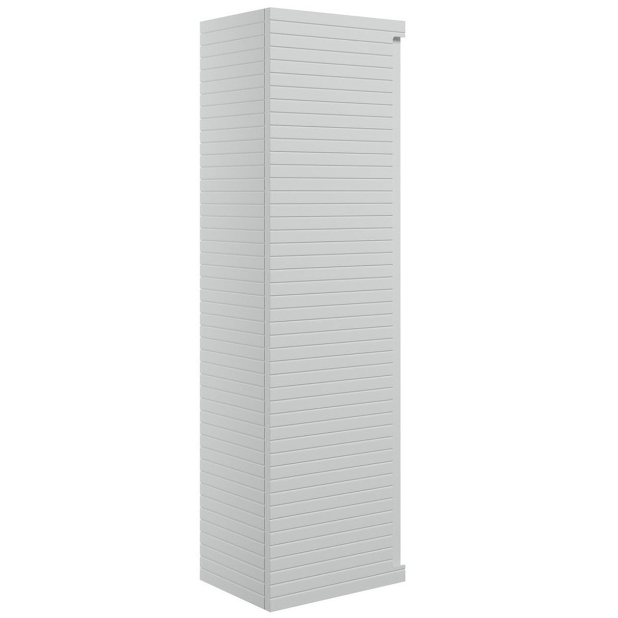 Ajax Barnoldby 350mm Wall Hung Tall Storage Unit in Matt Mineral Grey
