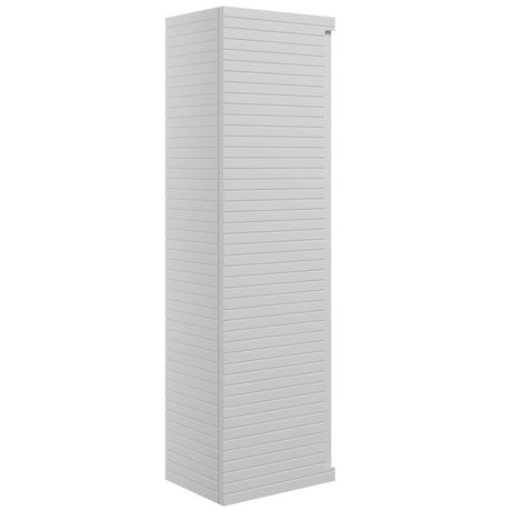 Ajax Barnoldby 350mm Wall Hung Tall Storage Unit in Matt Mineral Grey