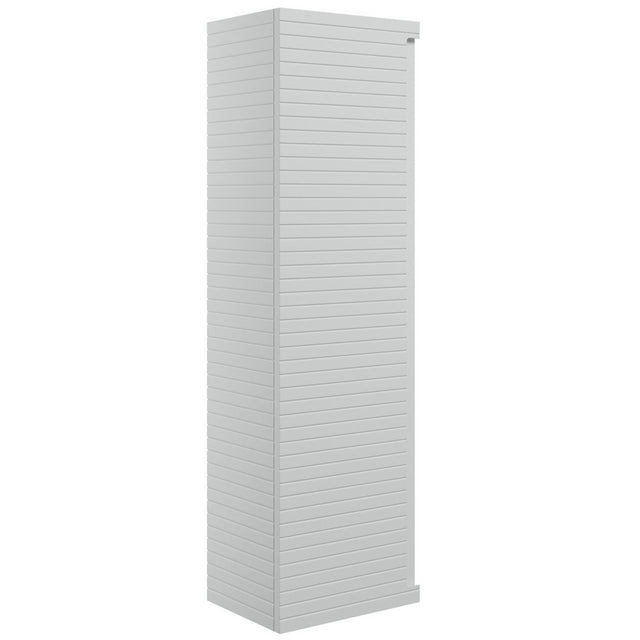Ajax Barnoldby 350mm Wall Hung Tall Storage Unit in Matt Mineral Grey