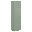 Ajax Barnoldby 350mm Wall Hung Tall Storage Unit in Matt Willow Green