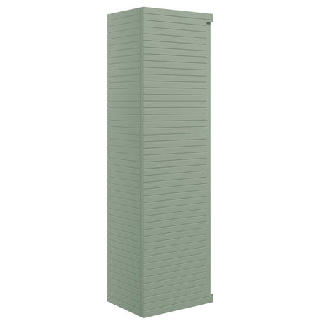 Ajax Barnoldby 350mm Wall Hung Tall Storage Unit in Matt Willow Green