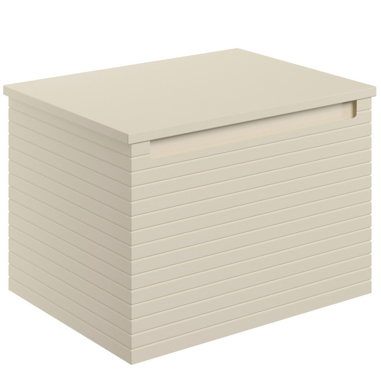 Ajax Barnoldby 600mm Wall Hung Vanity Unit with Worktop in Matt Cotton