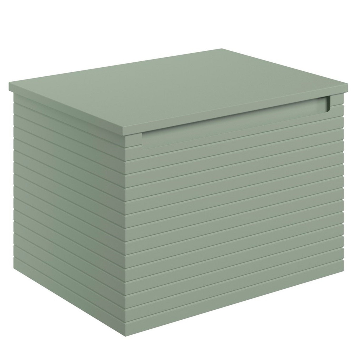 Ajax Barnoldby 600mm Wall Hung Vanity Unit with Worktop in Matt Willow Green