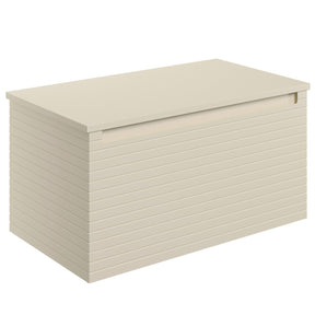 Ajax Barnoldby 800mm Wall Hung Vanity Unit with Worktop in Matt Cotton