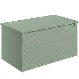 Ajax Barnoldby 800mm Wall Hung Vanity Unit with Worktop in Matt Willow Green