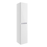 Ajax Brookenby 300mm Wall Hung Tall Storage Unit in Gloss White