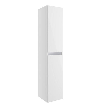 Ajax Brookenby 300mm Wall Hung Tall Storage Unit in Gloss White