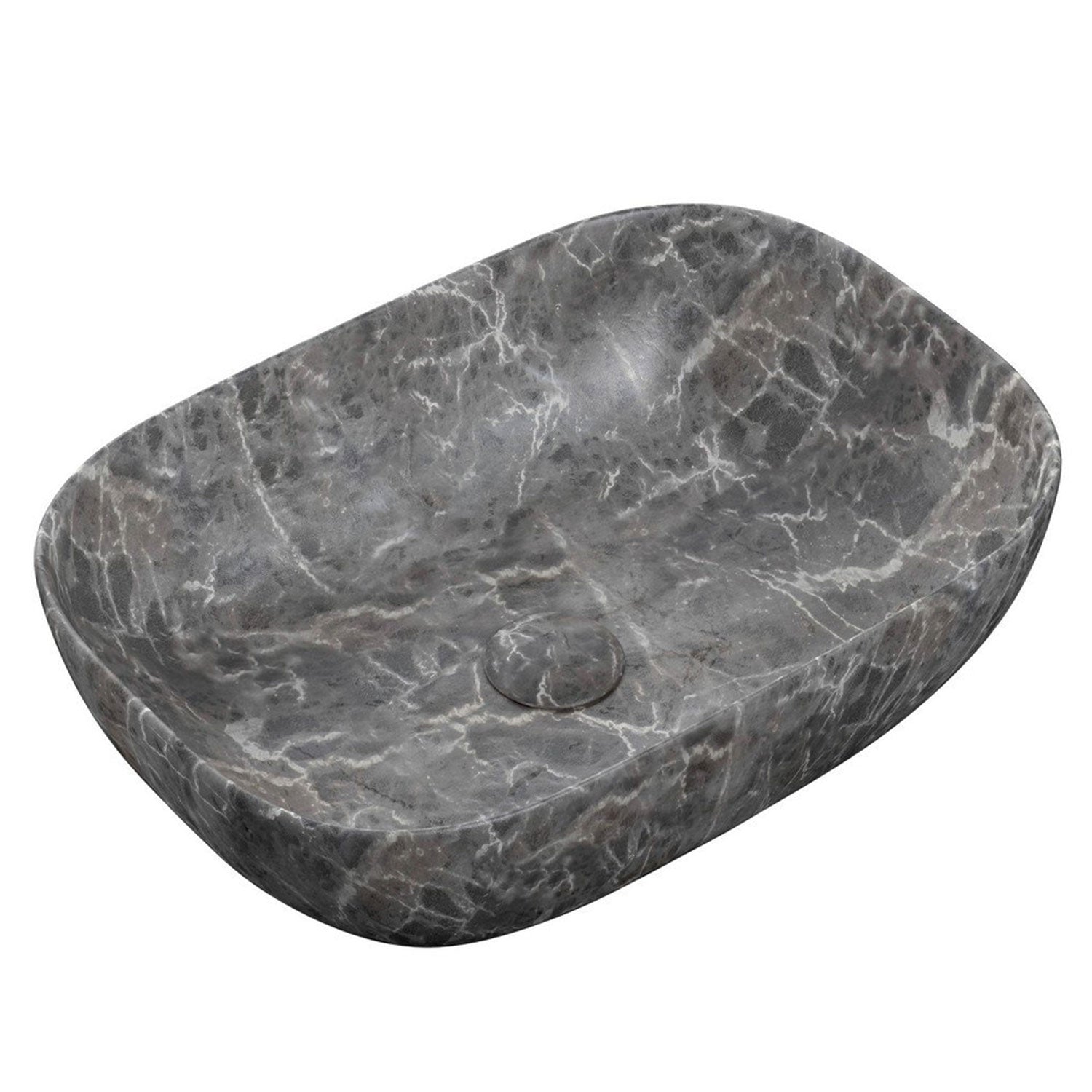 Ajax Cadwell Ceramic Countertop Basin Grey