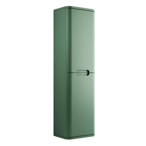 Ajax Ferriby 350mm Wall Hung Tall Storage Unit in Matt Sage Green