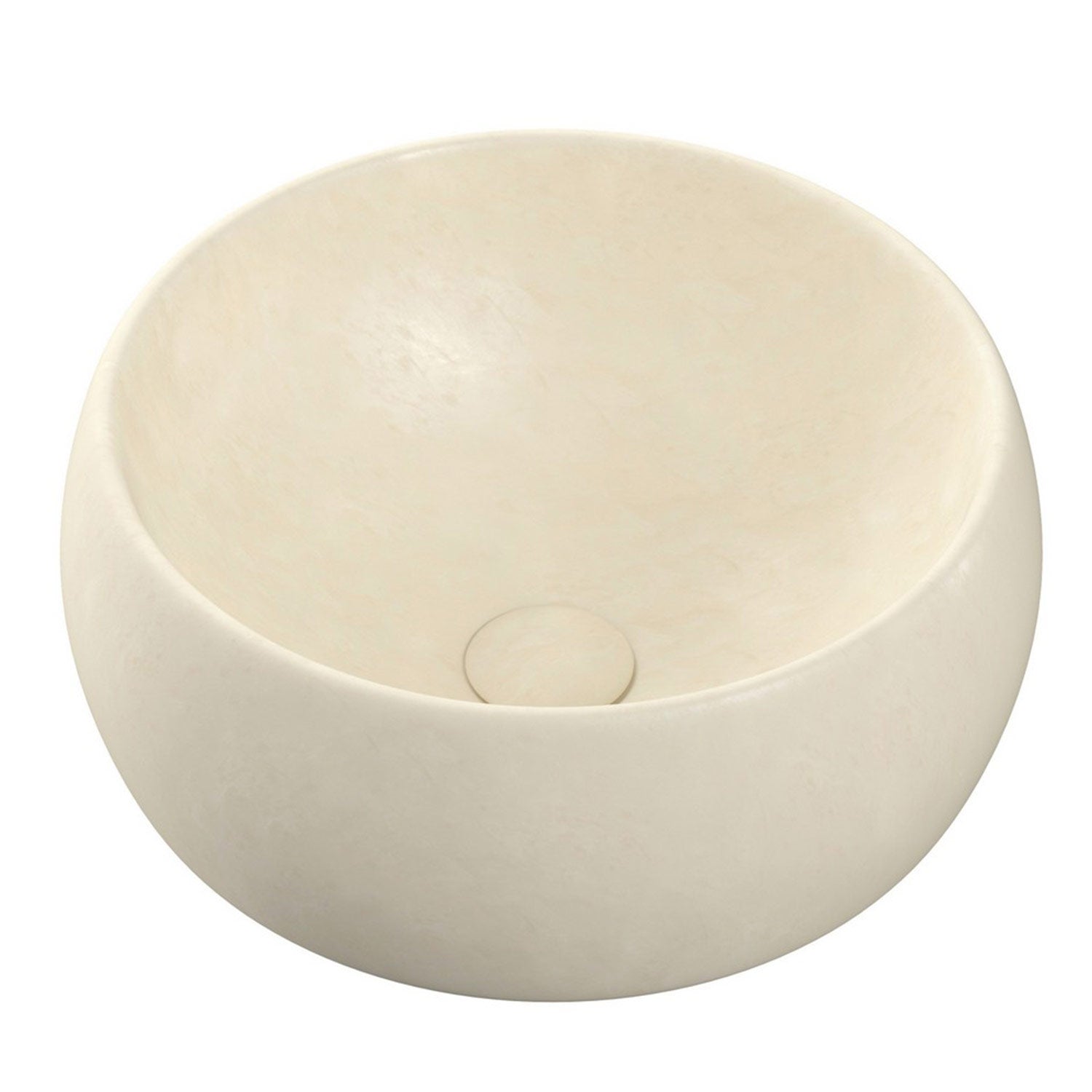 Ajax Hatcliffe Stone Effect Round Ceramic 400mm Countertop Basin