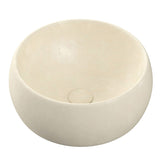 Ajax Hatcliffe Stone Effect Round Ceramic 400mm Countertop Basin