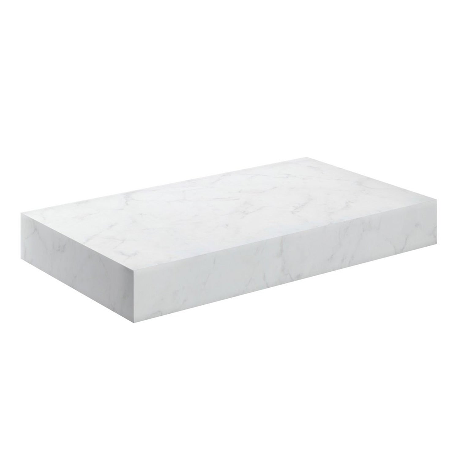 Ajax Kelsey Wall Hung 800mm Basin Shelf White marble