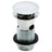 Ajax Slotted Mushroom Click Clack Basin Wastes chrome