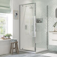 Ajax Tori 6mm Chrome Profile Sliding Shower Door Side Panel