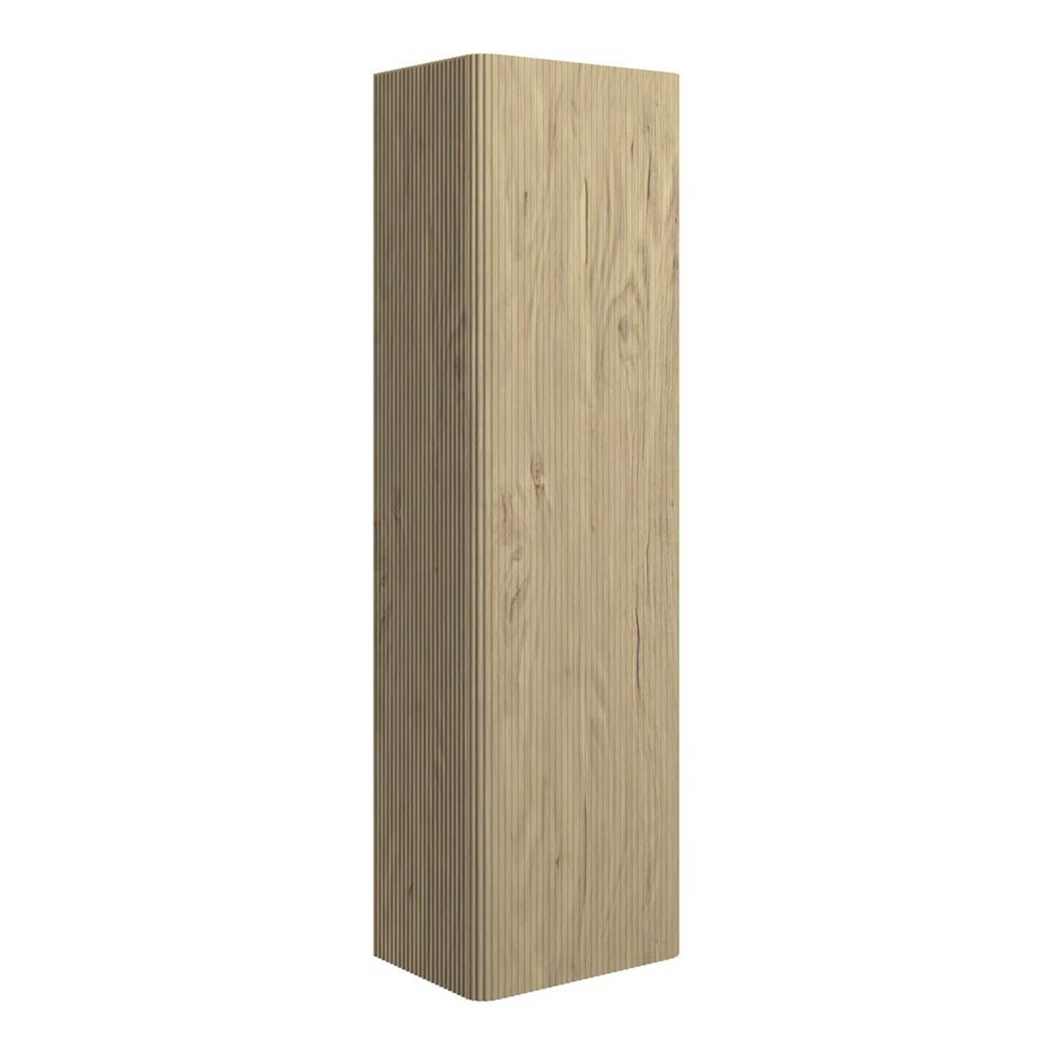Ajax Torrington 350mm Wall Hung Tall Unit in Textured Oak