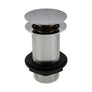Ajax Unslotted Mushroom Click Clack Basin Waste chrome