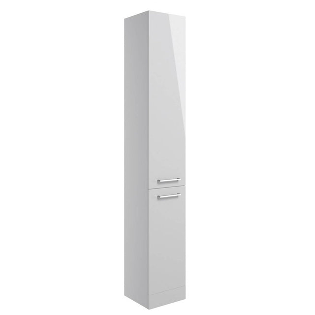 Ajax Walesby Floor Standing 350mm Tall Storage Unit in Gloss Grey