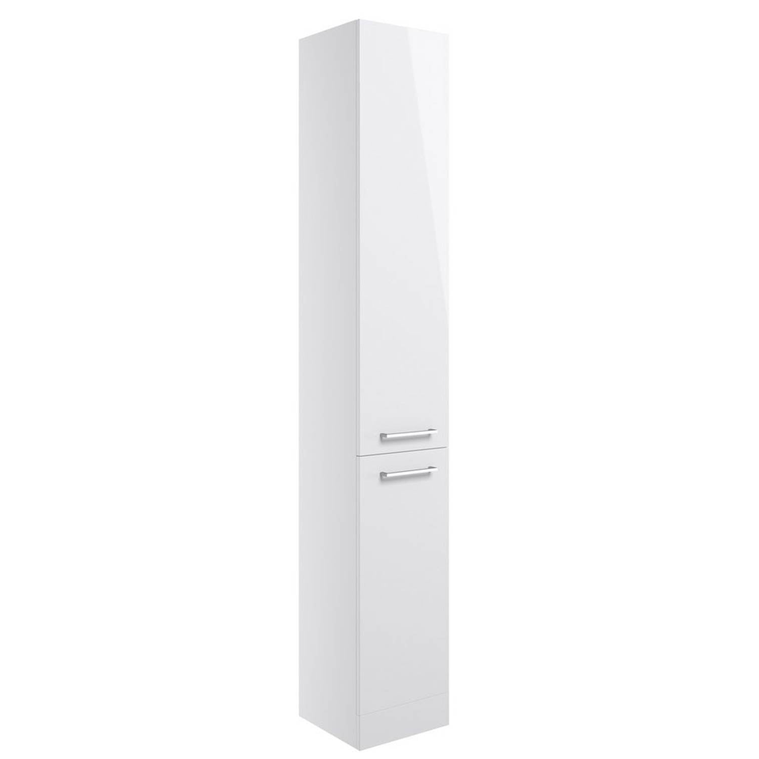 Ajax Walesby Floor Standing 350mm Tall Storage Unit in Gloss White