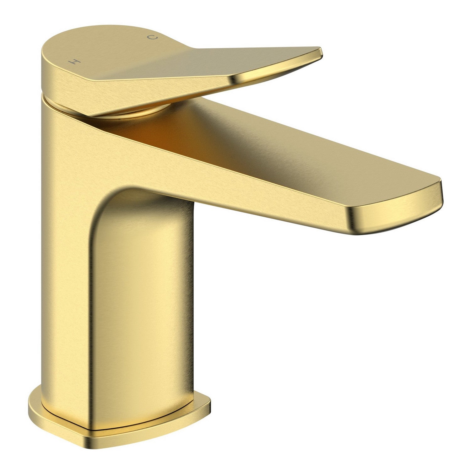 Ajax Wispington Basin Mixer with Waste in Brushed Brass