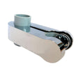Aqualisa 25mm Chrome and Grey Pinch Grip Handset Holder