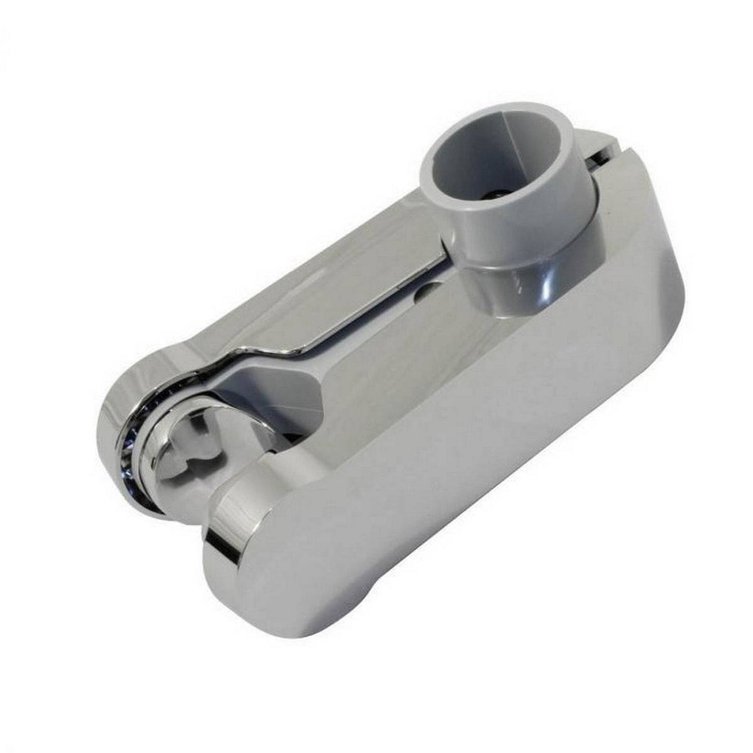 Aqualisa 25mm Pinch Grip Handset Holder in Chrome and Grey 901523