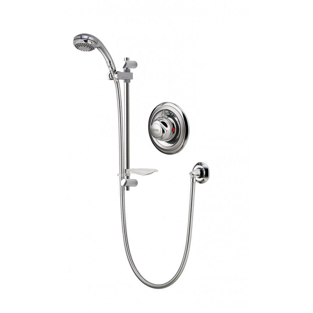 609BIV01 Aqualisa Aquarian 609 Chrome Concealed Mixer Shower with Varispray Kit