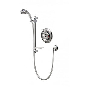 609BIV01 Aqualisa Aquarian 609 Chrome Concealed Mixer Shower with Varispray Kit