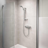 Aqualisa Aquarian Chrome Exposed Mixer Shower with Varispray Kit lifestyle