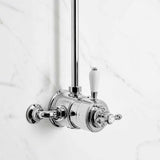Aqualisa Aquatique Thermo Exposed Shower Valve in Chrome lifestyle