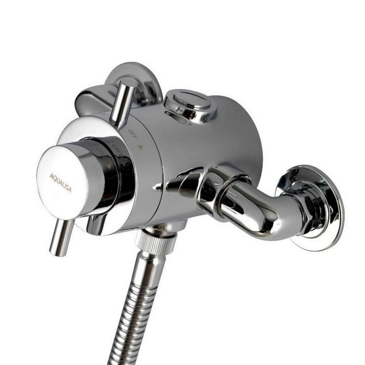 Aqualisa Aspire Exposed Shower with Adjustable 105mm Harmony Head Valve ASP001EA 