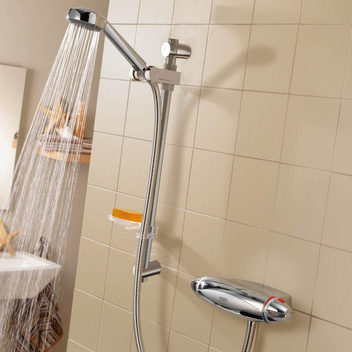 Aqualisa Colt Exposed Mixer Shower with Adjustable Head Lifestyle COLT001EA