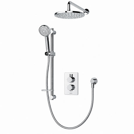 Aqualisa Dream Mixer Shower Round Dual Outlet with Adjustable and Fixed Head New DRMDCV2.ADFW.RND