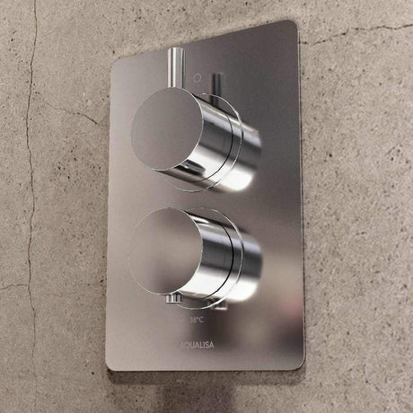 Aqualisa Dream Mixer Shower Round Dual Outlet with Adjustable and Fixed Head Valve New DRMDCV2.ADFW.RND