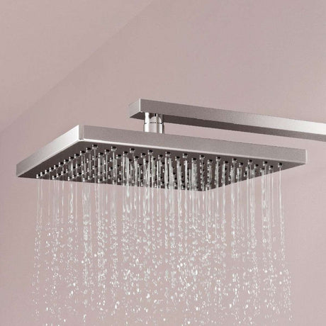 Aqualisa Dream Mixer Shower Square Dual Outlet with Hand Shower and Fixed Head Fixed Shower Head DRMDCV2.HSFW.SQR
