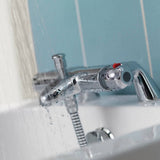Aqualisa Midas 100 Bath Shower Mixer with Adjustable Head Lifestyle MD100BSM