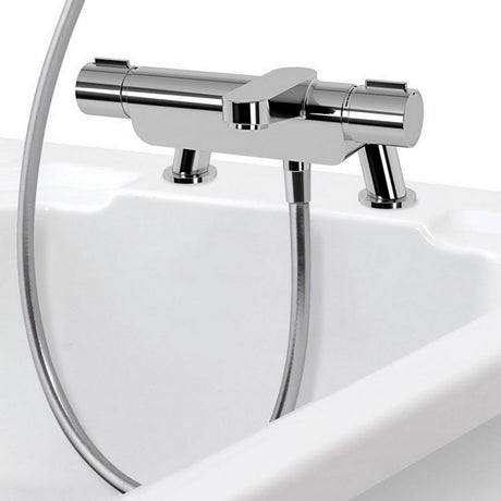 Aqualisa Midas 220 Bath Shower Mixer with Adjustable Head Closeup MD220BSM