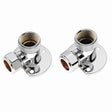 Aqualisa Midas Pipe Fittings Pair in Chrome 479106