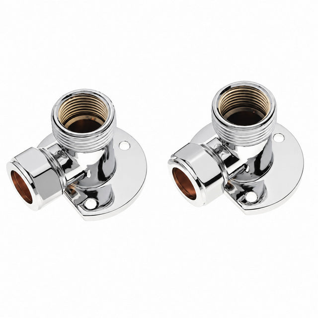 Aqualisa Midas Pipe Fittings Pair in Chrome 479106