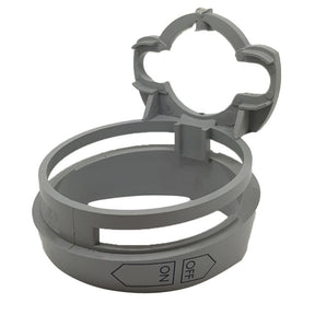 Aqualisa On and Off Graphics Ring in Grey 214027